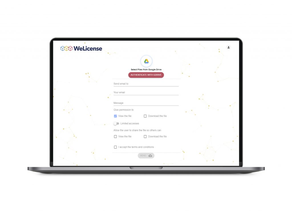 MacBook Design Mockup - WeLicense App